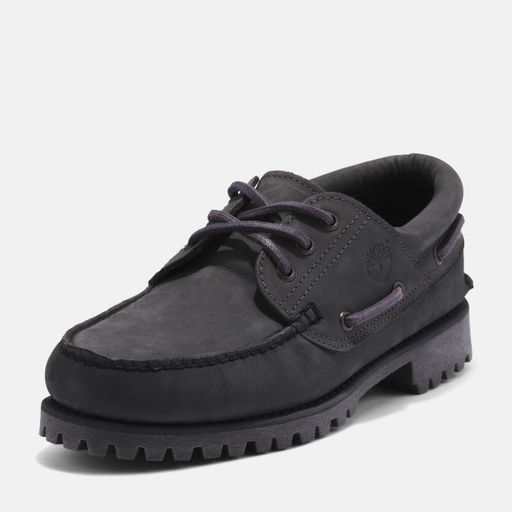 Мужские мокасины Timberland Authentics 3 Eye Classic серые  фото 9
