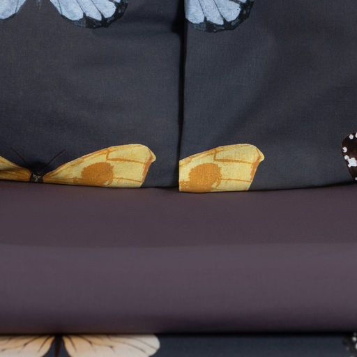 Постельное бельё Этель 1.5 сп Butterfly dance 143х215 см,150х214 см, 70х70 см 2 шт,поплин фото 2