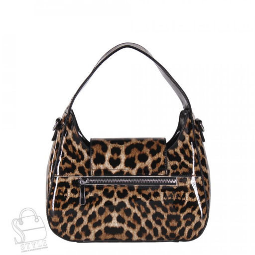 Сумка женская кожаная 9148 leopard brown Velina Fabbiano-Safenta в Новосибирске