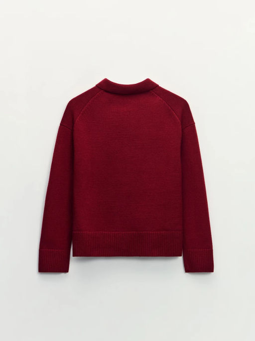 Джемпер поло с молнией / Zarina