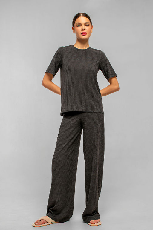 Арт 10401/3 Пижама с брюками 44-52 (5 шт) Цвет:верх-серый, низ-серый