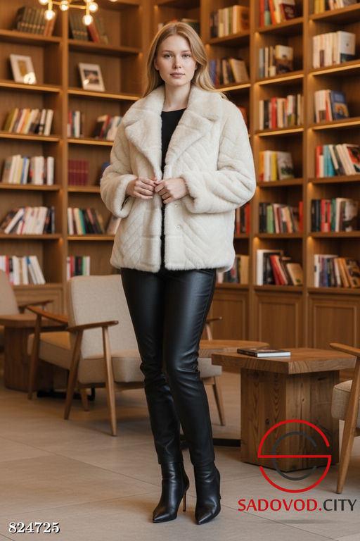 Шуба женская из искусственного меха