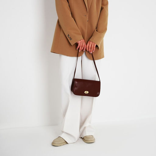 Сумка-мессенджер на клапане, цвет бордовый - Simaland фото 4