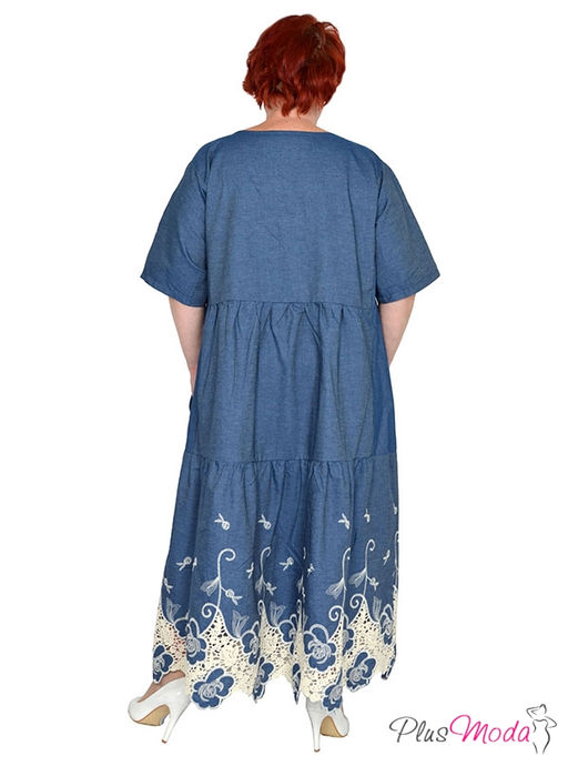 Платье Модель №1489 размеры 44-84 - Plusmoda фото 5