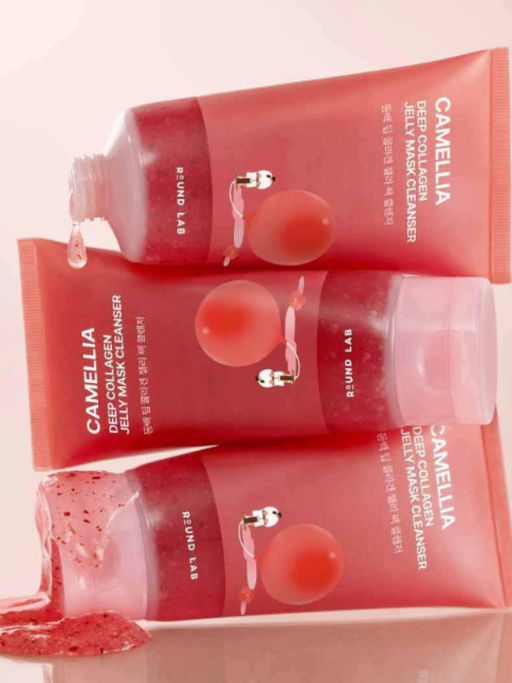 ROUND LAB Гель-пенка для умывания с экстрактом камелии 2 в 1 / Camellia Deep Collagen Jelly Pack Cleanser, 150 мл