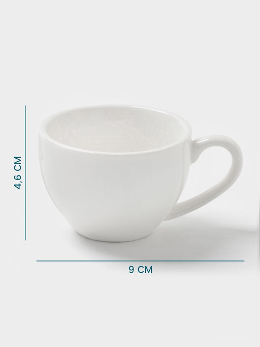 Чашка Hanna Knövell, 90 мл, фарфор, белая