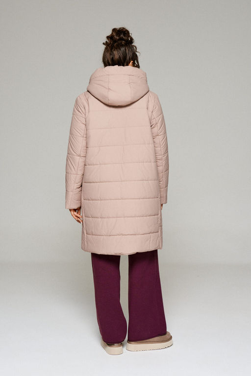 Пальто Beautiful Free 6238 бежевый