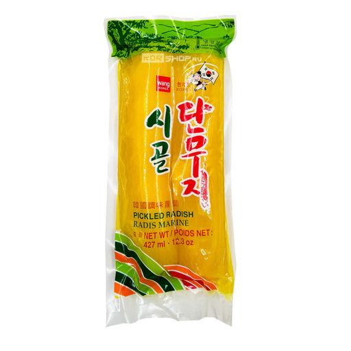 Маринованная редька дайкон (такуан) половинки Wang, Корея, 350 г Акция