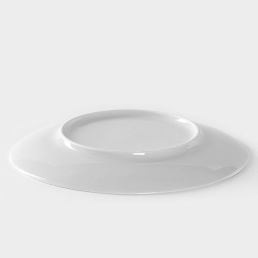 Цена за 2 шт. Тарелка Добрушский завод «Бельё», d=20 см, фарфор, белая