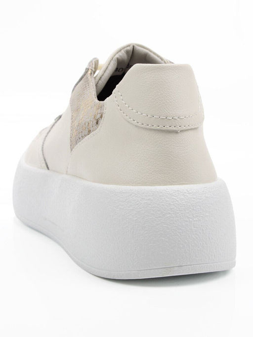 03-C140-2 LT. BEIGE Полуботинки спортивные женские (натуральная кожа)