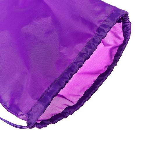 Мешок для обуви 490 Х 410 мм, Стандарт MAX, (мягкий полиэстер, плотность 210 D), фиолетовый - Calligrata фото 3