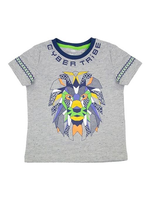 CRB wear/CSKB 63107-11-318 Футболка для мальчика,светло-серый меланж/Ex.Cherubino