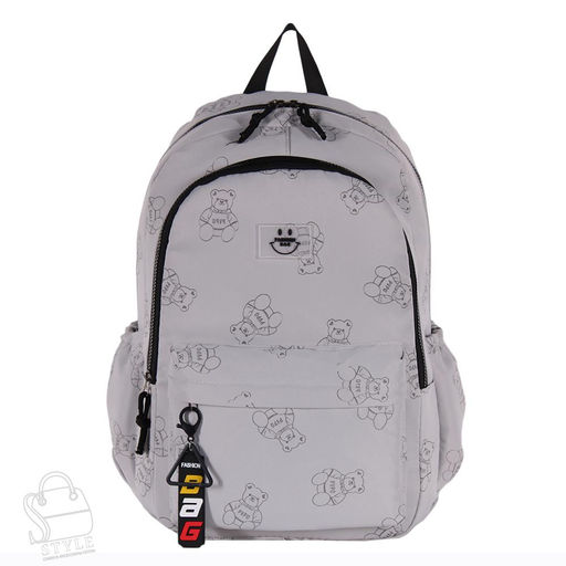 Рюкзак женский текстильный 1276PW l.gray Sikale в Новосибирске