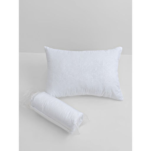 Подушка 70х70см, белый, файбер, микрофибра, 100% полиэстер - Vesta фото 4