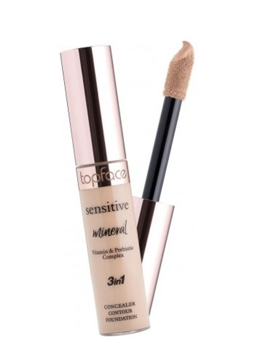 Topface Консилер минеральный 3 в 1 "Sensitive Mineral 3in1Concailer" тон 3 PT471 (12мл)