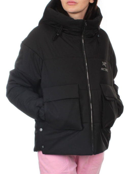 288 BLACK Куртка зимняя облегченная женская (верблюжья шерсть)