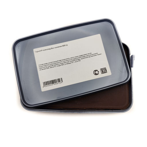 Горький шоколад без начинки 800 гр