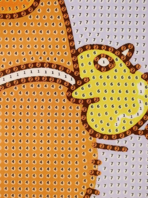 Алмазная мозаика на подрамнике Draw Me! Capybara on a scooter, (20*20 см)