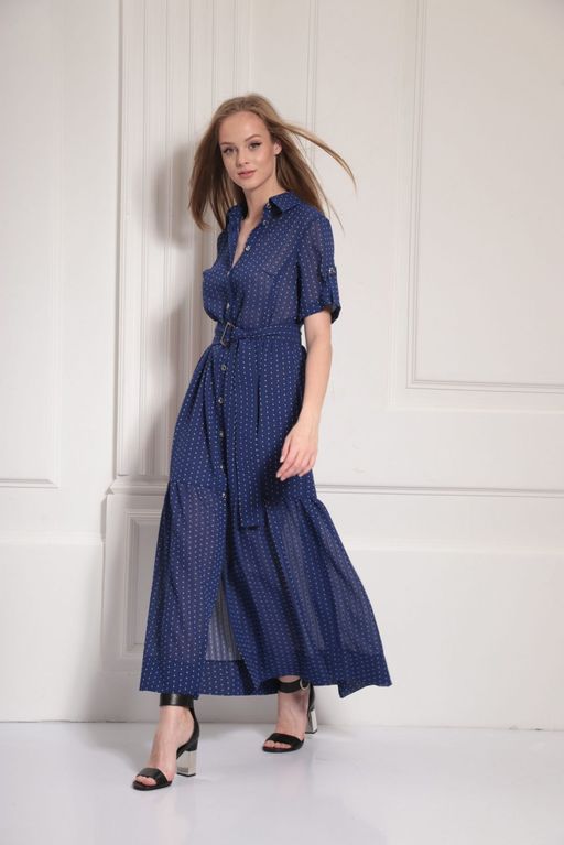 Платье AMORI 9480 василек  фото 2