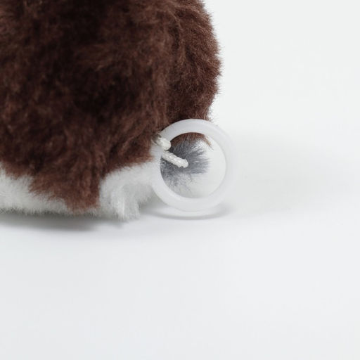 Игрушка вибрирующая, 5 см, бело-коричневая - Пижон фото 4