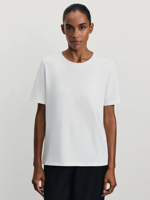 Базовая футболка из хлопка / Zarina  фото 4