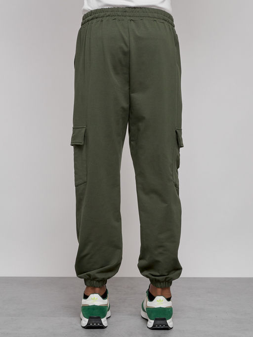 Брюки джоггеры спортивны мужские цвета хаки 12918Kh - Mtforce фото 11