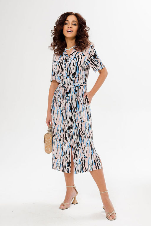 Платье-рубашка Джорджия (46-56) - Serenada фото 7