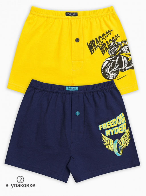 BUB3102(2шт. в упаковке) трусы для мальчиков