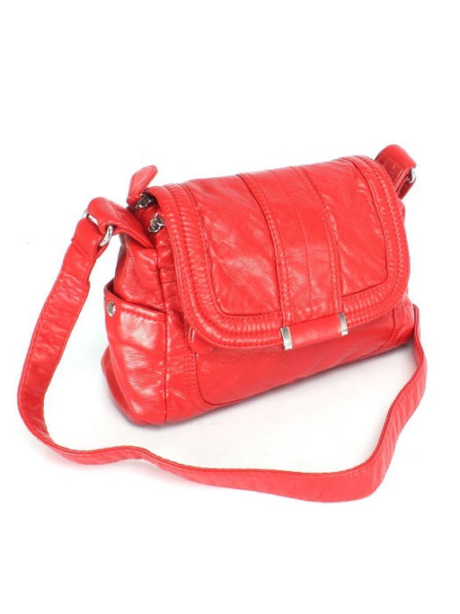 Сумка женская искусственная кожа Guecca-RY 809, 2отд, плеч/ремень, красный SALE 246347 - Adelia фото 6