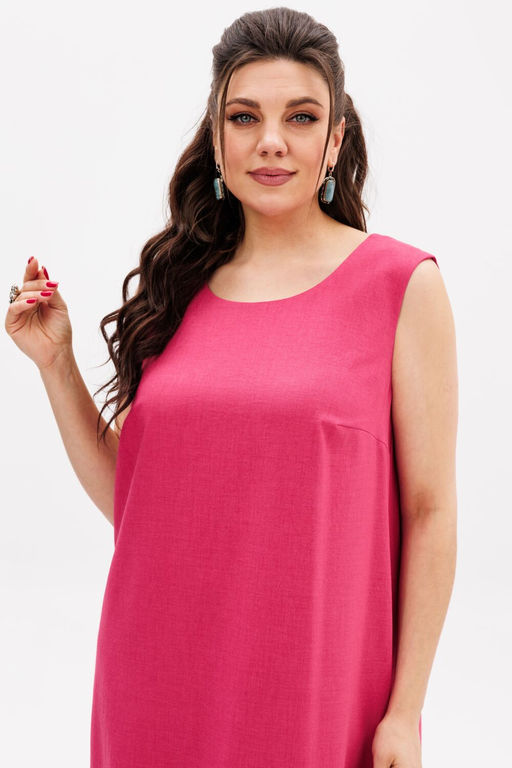 Сарафан ANELLI 1472.1 малиновое вино  фото 6