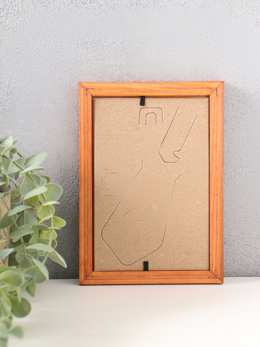 Фоторамка для фото 10×15 см Keep memories, Mira, дерево под орех, (пластиковый экран)