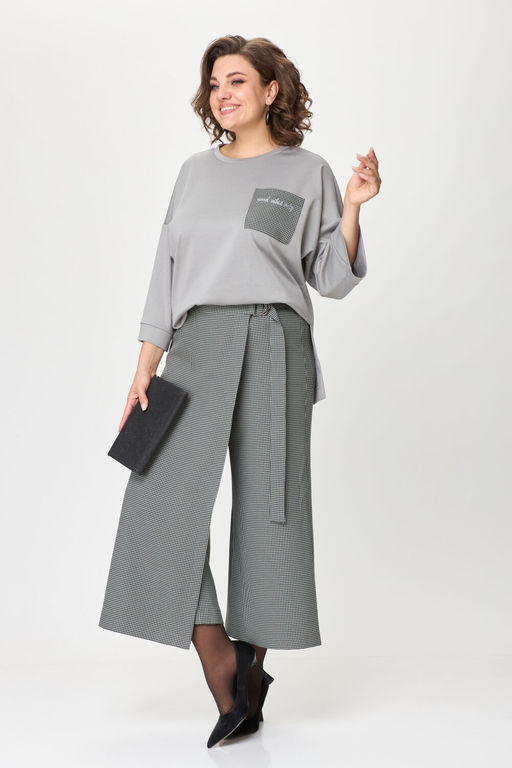 Костюм Michel Chic 1362/1-Р серый, клетка
