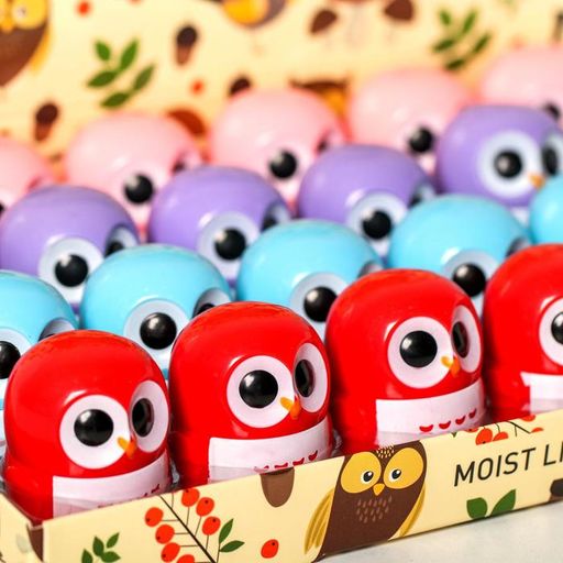 Цена за 24 шт. Бальзам для губ Сова, микс цветов и ароматов - Simaland фото 2