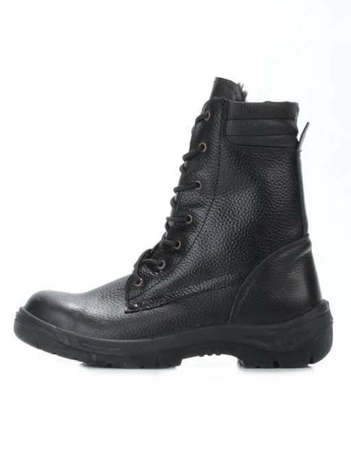 05-9008 BLACK Ботинки зимние мужские (искусственная кожа, искусственный мех) - No name фото 8
