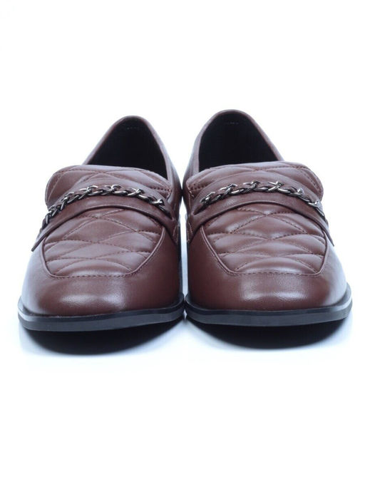 03-2102C-5C BROWN Лоферы женские (натуральная кожа)