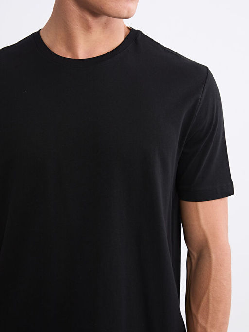 Bisiklet Yaka Penye Erkek Ti??rt