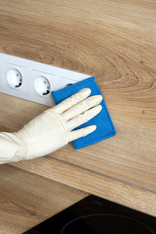 Набор губок-салфеток арт.9004-024 "Антижир" и "Скраб" из микрофибры 9х12см, 2шт Голубушка