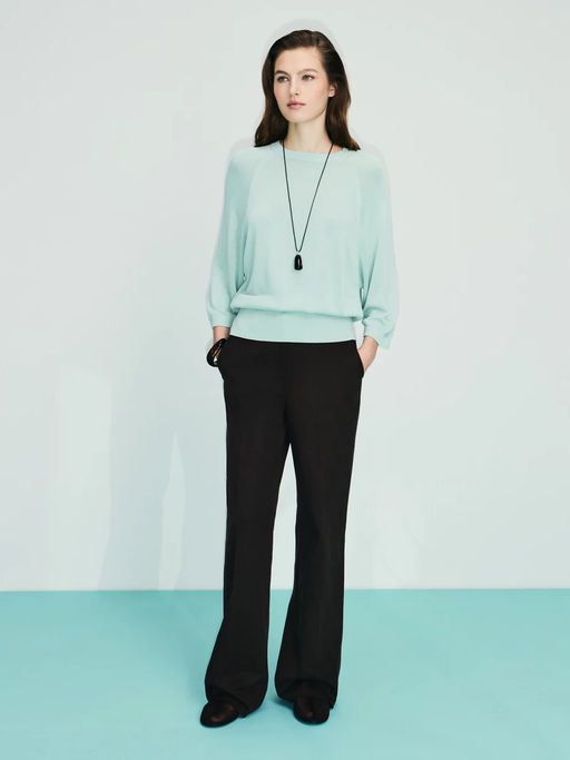 Джемпер с широким рукавом из вискозы / Zarina фото 7