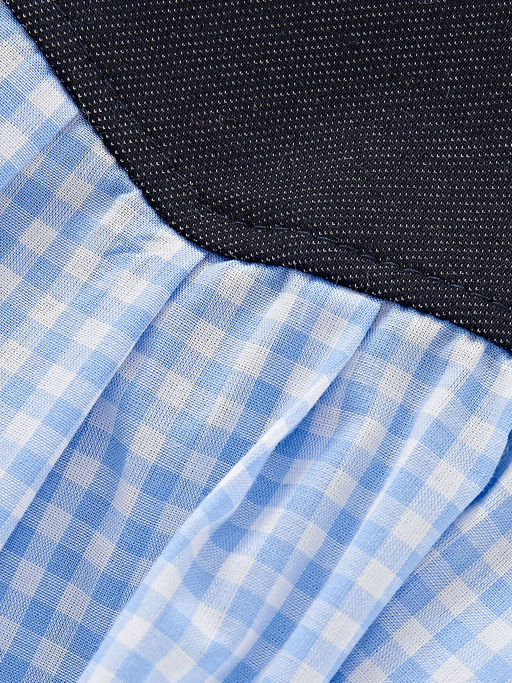 Джемпер для девочки UD 6259 т.джинс/клетка - Mini maxi фото 6