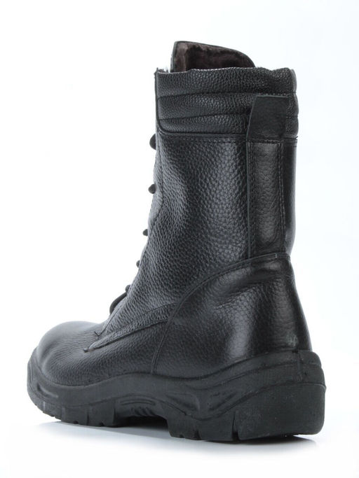 05-9008 BLACK Ботинки зимние мужские (искусственная кожа, искусственный мех) - No name фото 7