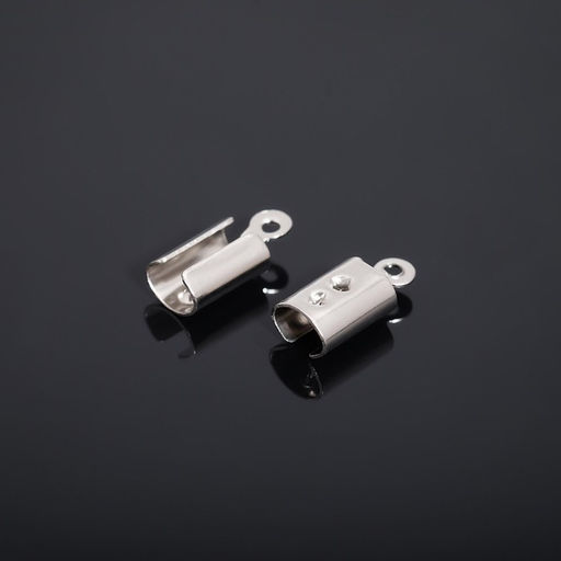 Цена за 2 шт. Концевик обжимной 10×4,5 мм (внутренний 3,5×2 мм) (набор 10 шт.)