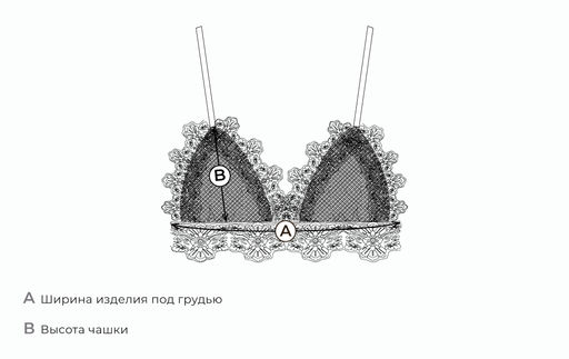 Бралетт Розовое кружево женский - Bungly фото 7