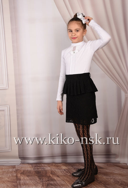 5904 Юбка школьная кружевная - Kiko фото 9
