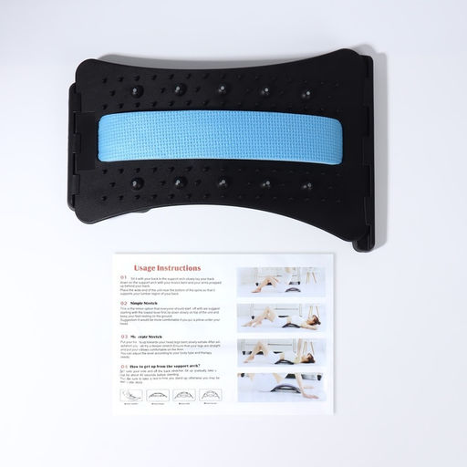 Массажёр для спины, трёхуровневый, с магнитом, 36×23 см, МИКС