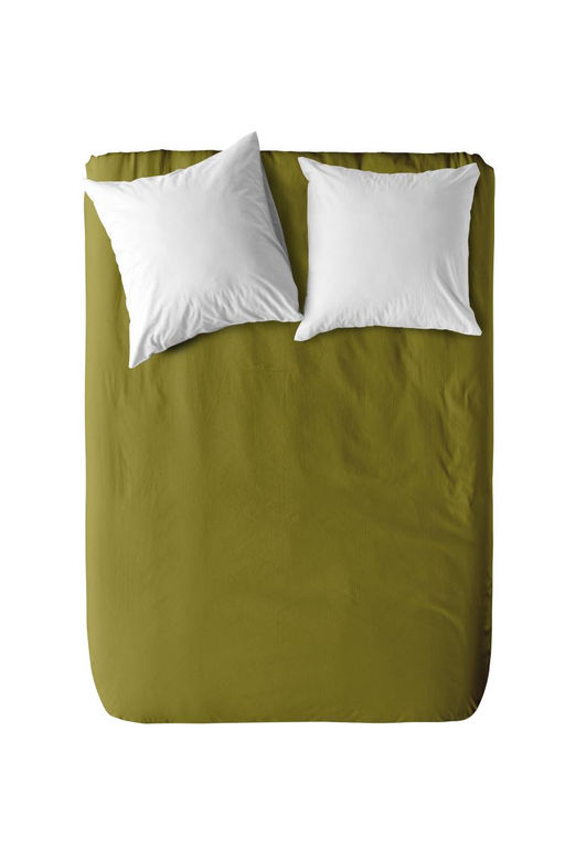 Простыня перкаль Актив 220х180 "Wenge" рис. 86132-12 Moss