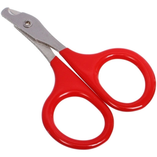 Цена за 4 шт. Когтерез для животных "ЗООУЛЬТРА", механизм ножницы, цвет красный, 8*5,5см