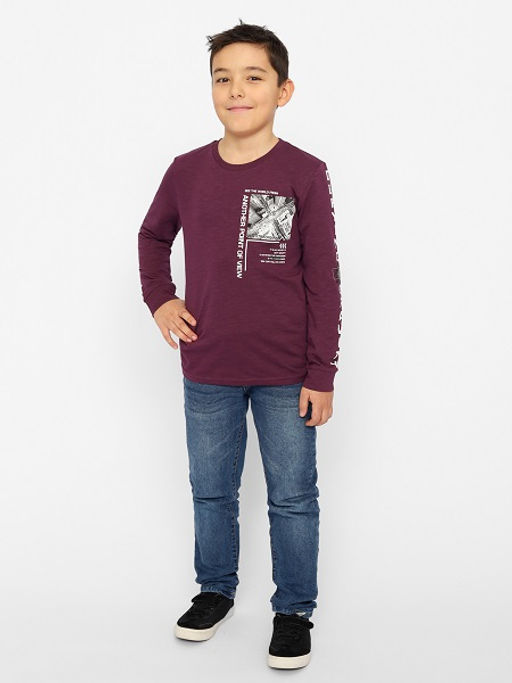 CRB wear/CWJB 63337-44-340 Джемпер для мальчика,фиолетовый/Ex.Cherubino  фото 3