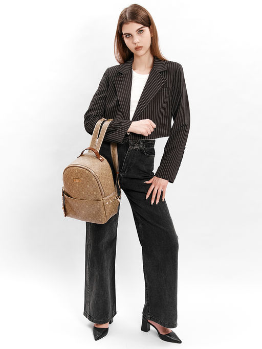 LACCOMA рюкзак AC7303-лагуна темно-бежевый эко кожа