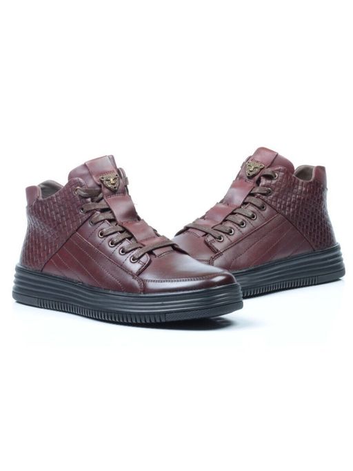 01-550A-4 Ботинки демисезонные мужские (натуральная кожа, байка) - Фабричный китай фото 9