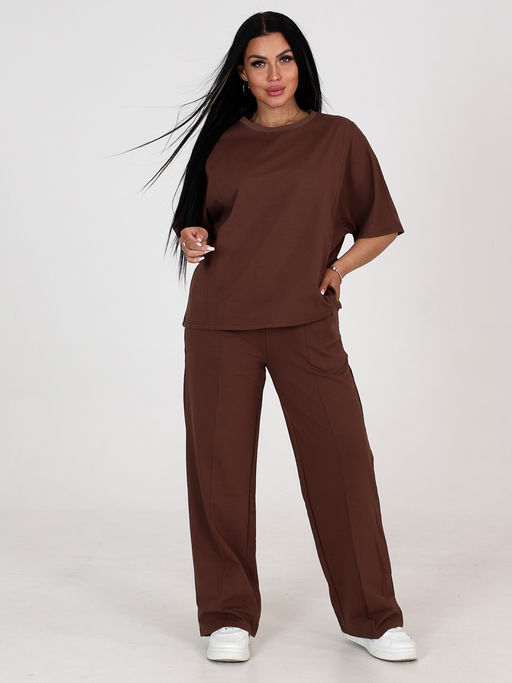 СК-2306 ЖЕНСКИЙ СПОРТИВНЫЙ КОСТЮМ (Кофе) - А-дина фото 2